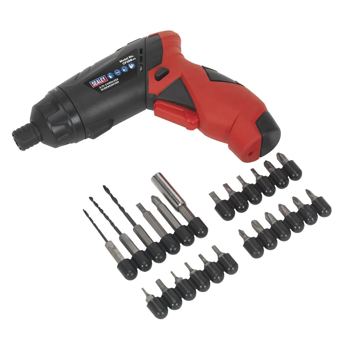 Sealey Cordless Screwdriver Set 26pc 3.6V Lithium-ion 