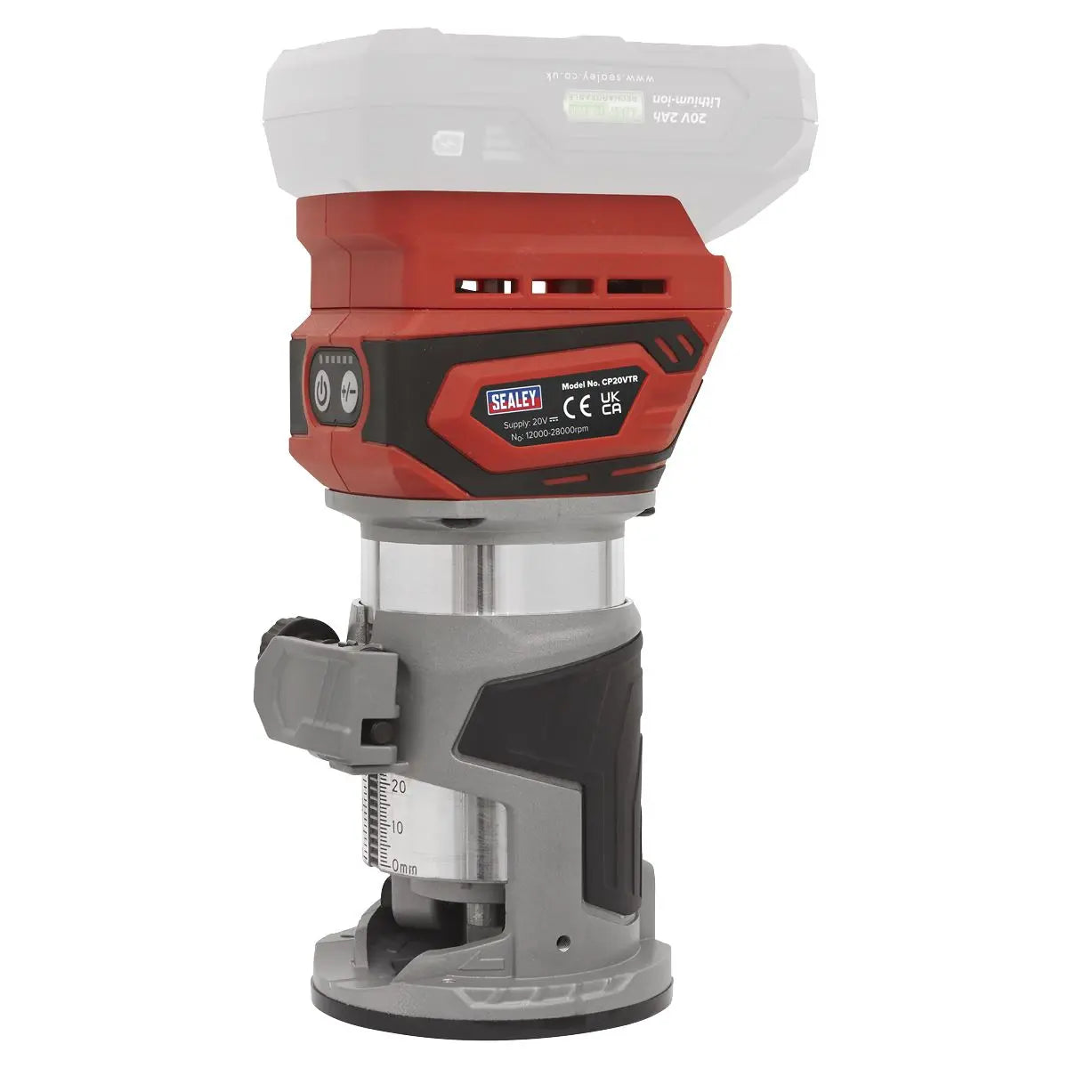 Sealand Router Sealey Cordless Trimming Router 20V SV20 Series - Body Only - White
