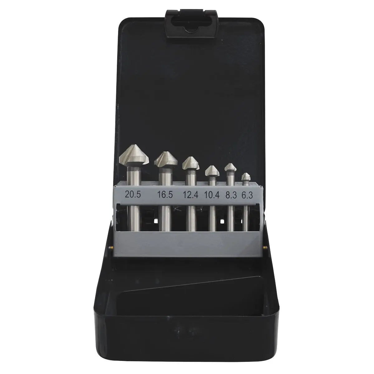 Sealey Countersink Bit Set 6pc - 3 x V Flutes 