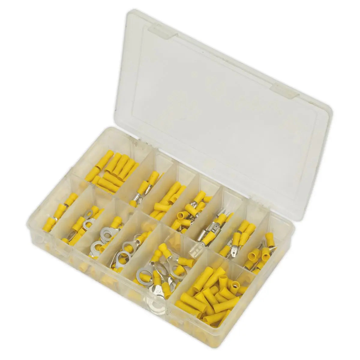 Sealey Crimp Terminal Assortment 140pc Yellow 