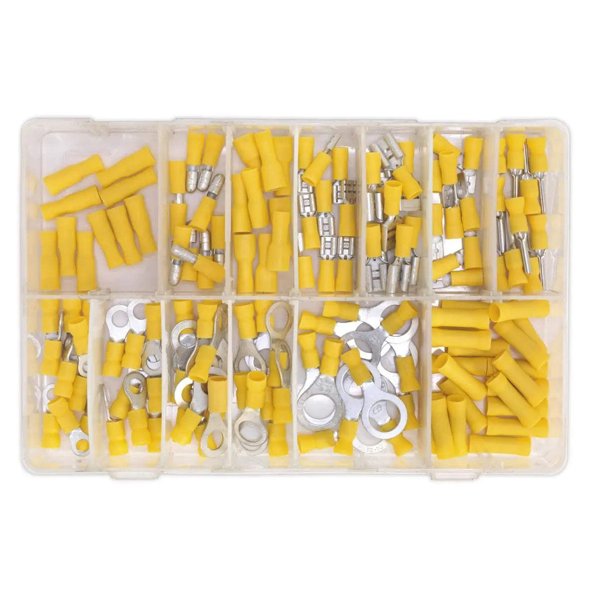 Sealey Crimp Terminal Assortment 140pc Yellow 