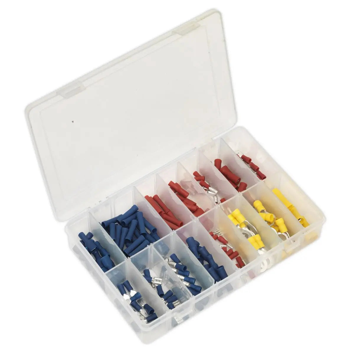 Sealey Crimp Terminal Assortment 200pc Blue, Red & Yellow 