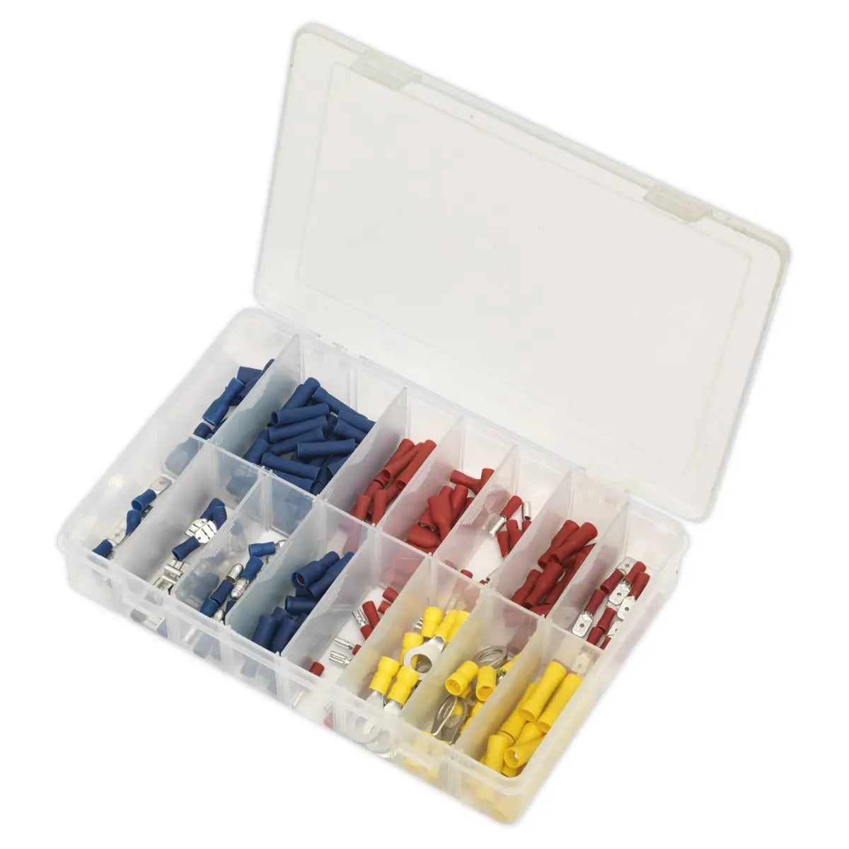 Sealey Crimp Terminal Assortment 200pc Blue, Red & Yellow 
