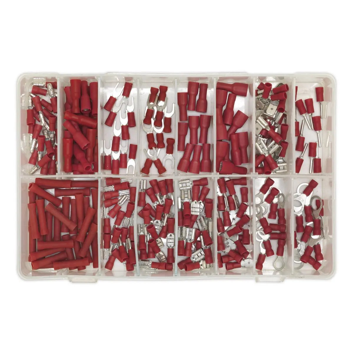Sealey Crimp Terminal Assortment 260pc Red 