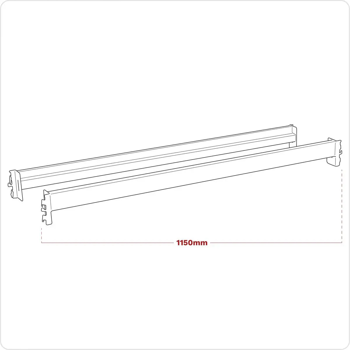 Sealey Cross Beam 1150mm - Pair 900kg Capacity 