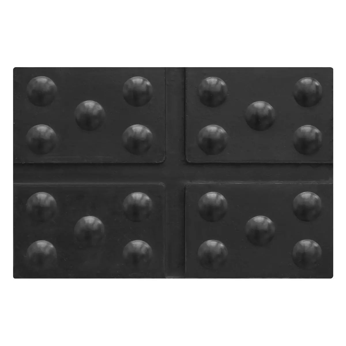 Sealey Cross Slotted Rubber Support for Viking Jacking Beams  White Rose Tools