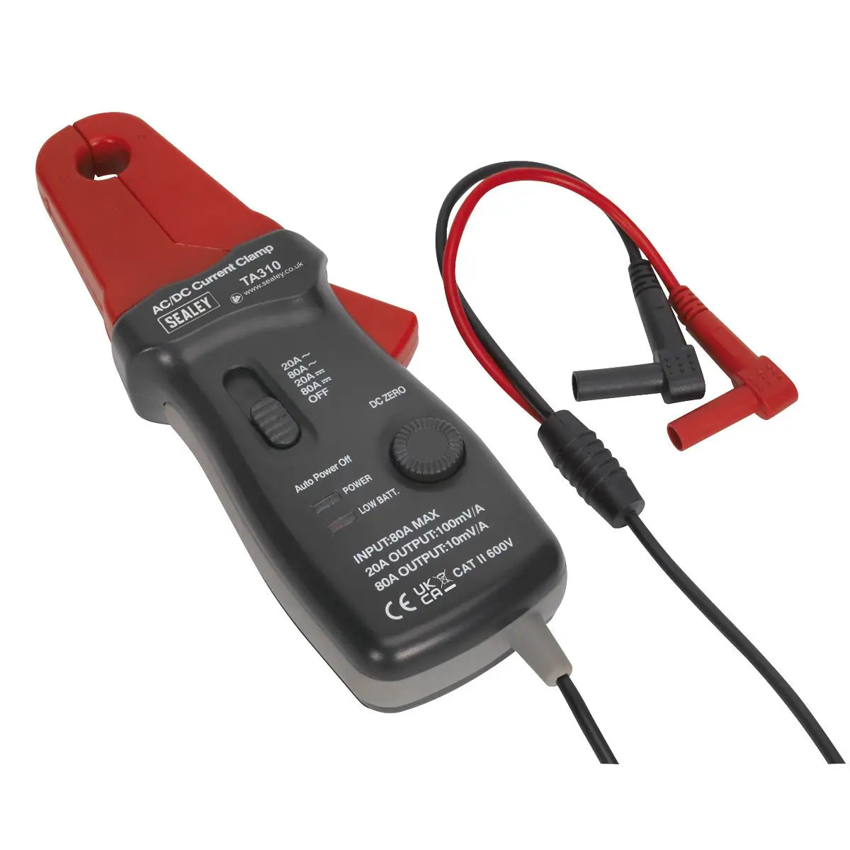 Sealey Current Clamp 20A/80A AC/DC - 12mm 