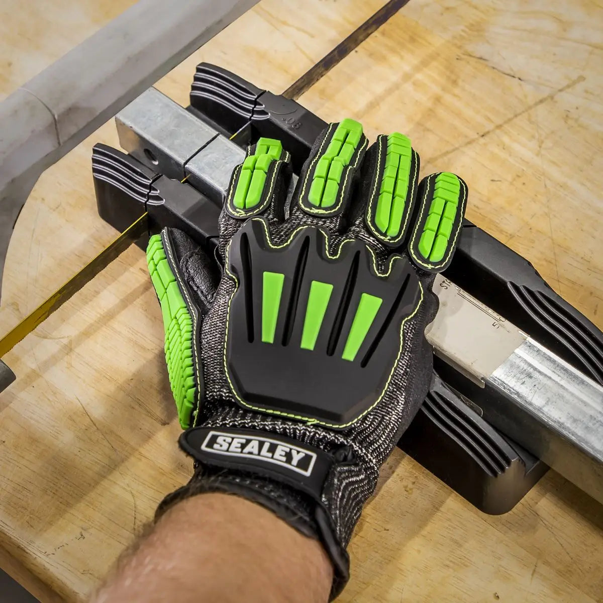Sealey Cut & Impact Resistant Gloves - Large - Pair 