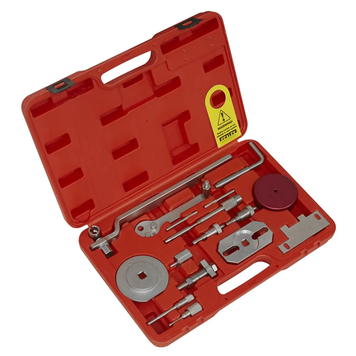 Sealey Diesel Engine Timing Tool Kit for Fiat, Ford, Iveco, PSA - 2.2D, 2.3D, 3.0D - Belt/Chain Drive 
