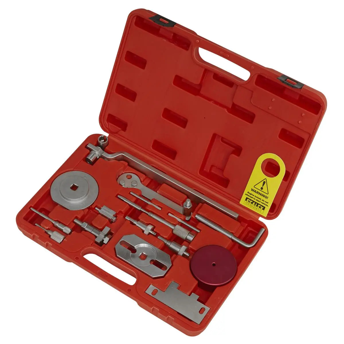 Sealey Diesel Engine Timing Tool Kit for Fiat, Ford, Iveco, PSA - 2.2D, 2.3D, 3.0D - Belt/Chain Drive 