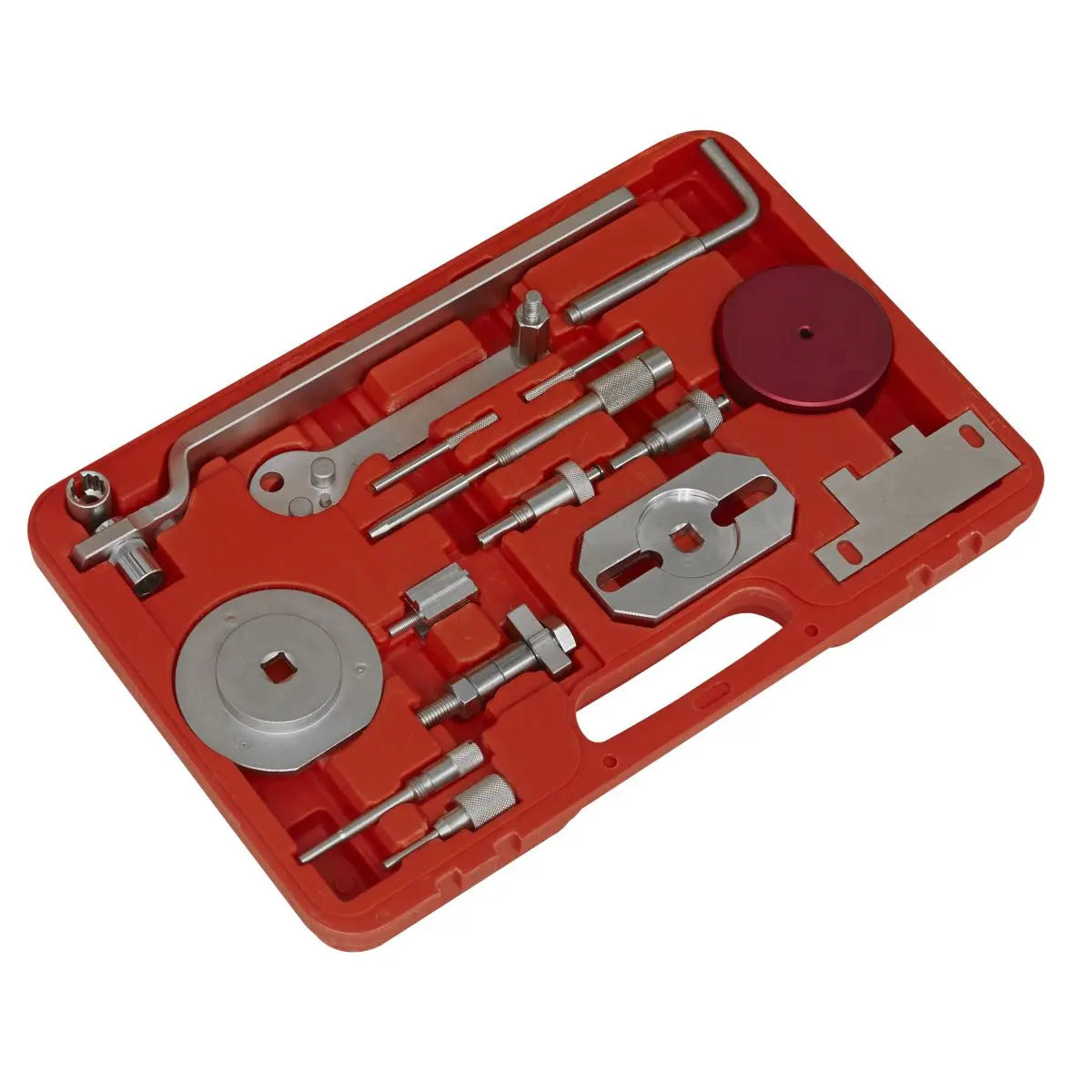 Sealey Diesel Engine Timing Tool Kit for Fiat, Ford, Iveco, PSA - 2.2D, 2.3D, 3.0D - Belt/Chain Drive 