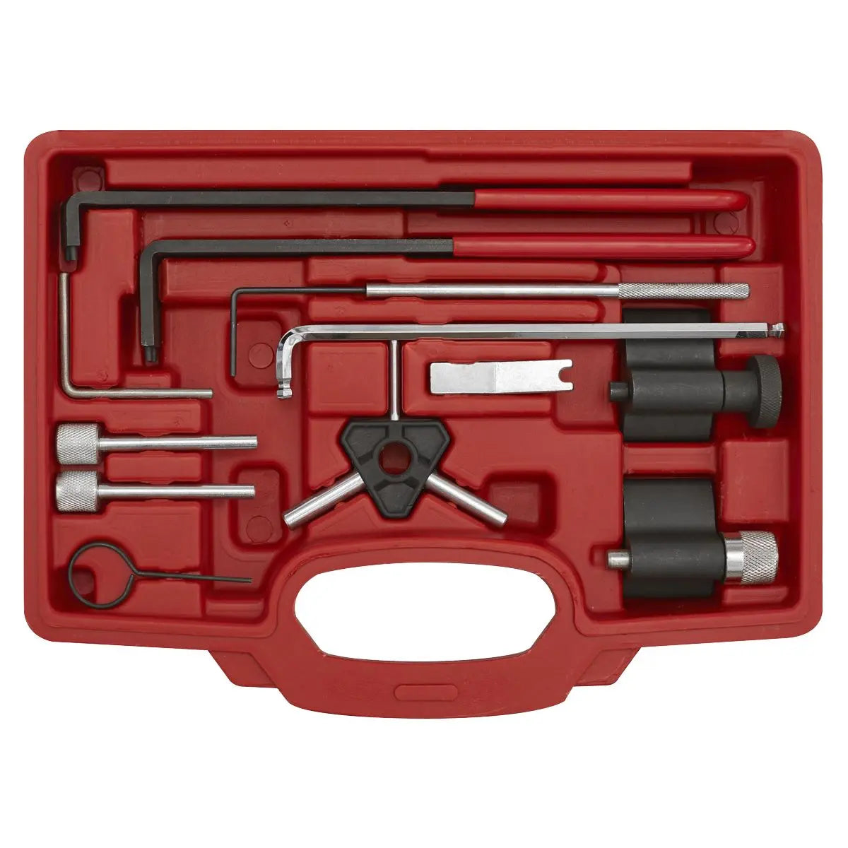 Sealey Diesel Engine Timing Tool Kit - for VAG, Dodge, Ford, Mitsubishi - 1.2D/1.4D/1.6D/1.9D/2.0D - Belt 