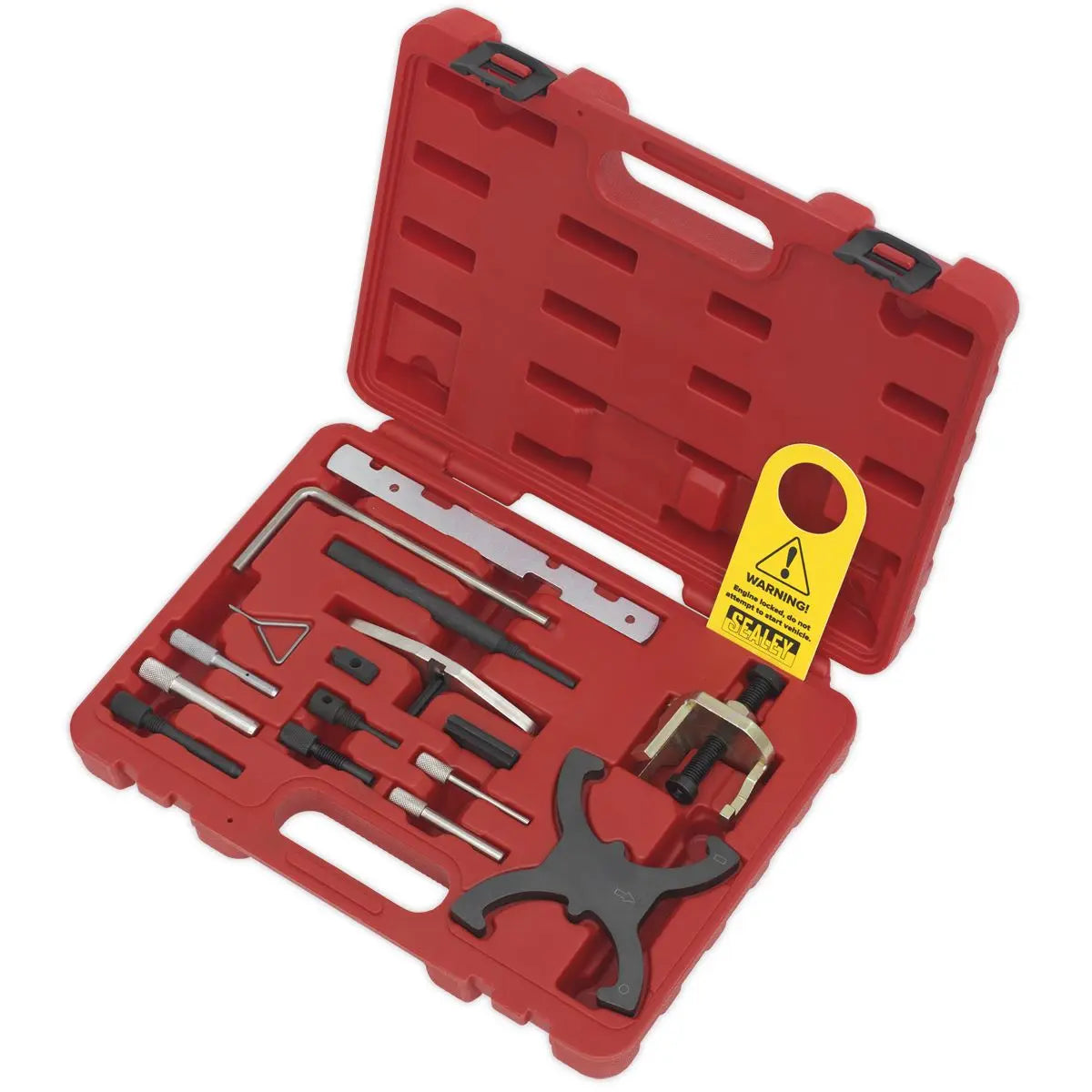 Sealey Diesel/Petrol Engine Timing Tool Combination Kit - for Ford, PSA - Belt/Chain Drive 