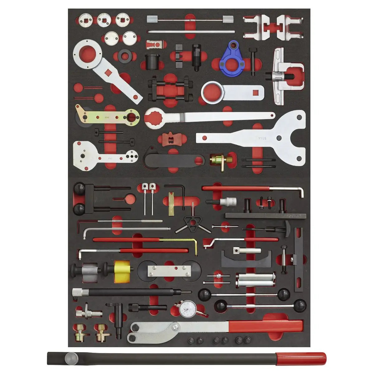 Sealey Diesel & Petrol Master Timing Tool Kit 59pc VAG - Belt/Chain Drive 