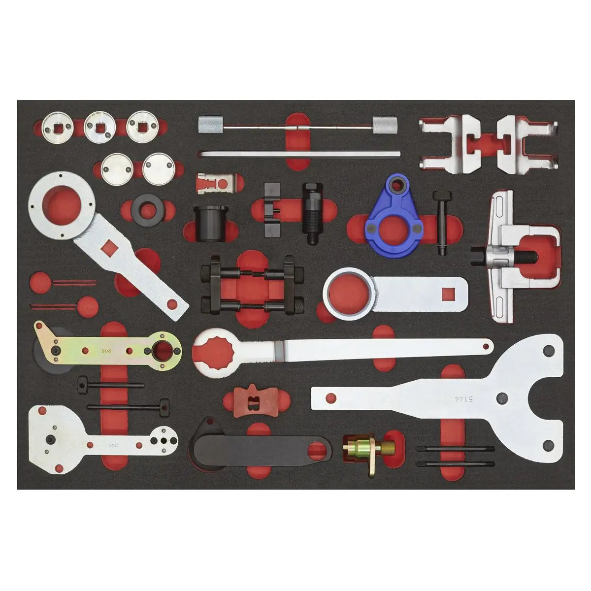 Sealey Diesel & Petrol Master Timing Tool Kit 59pc VAG - Belt/Chain Drive 