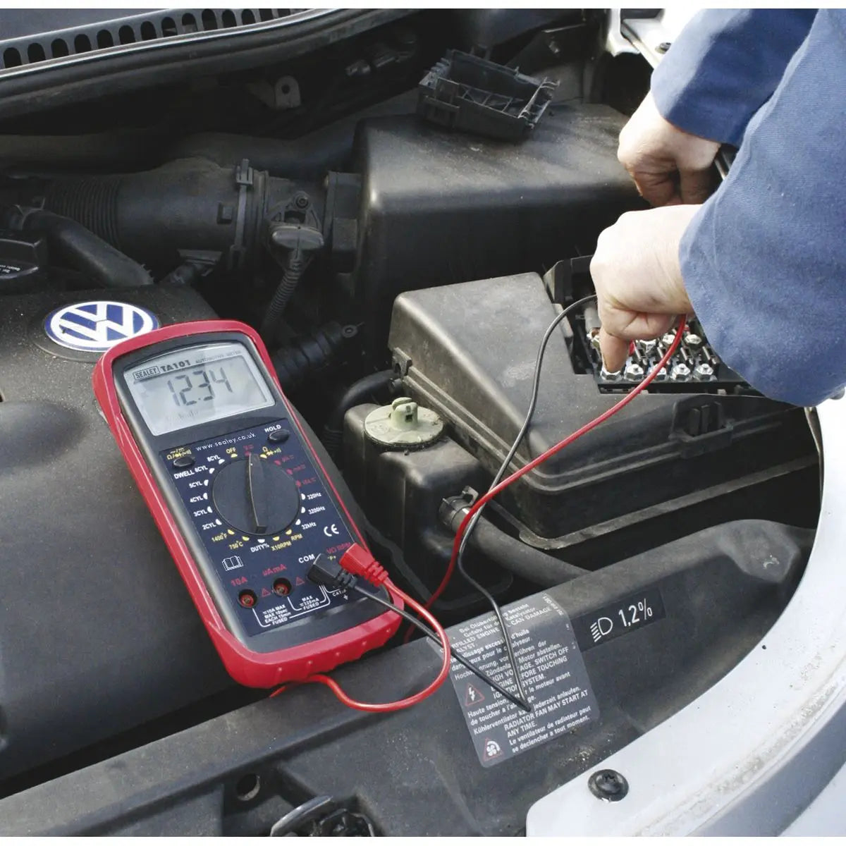 Sealey Digital Automotive Analyser 12-Function 