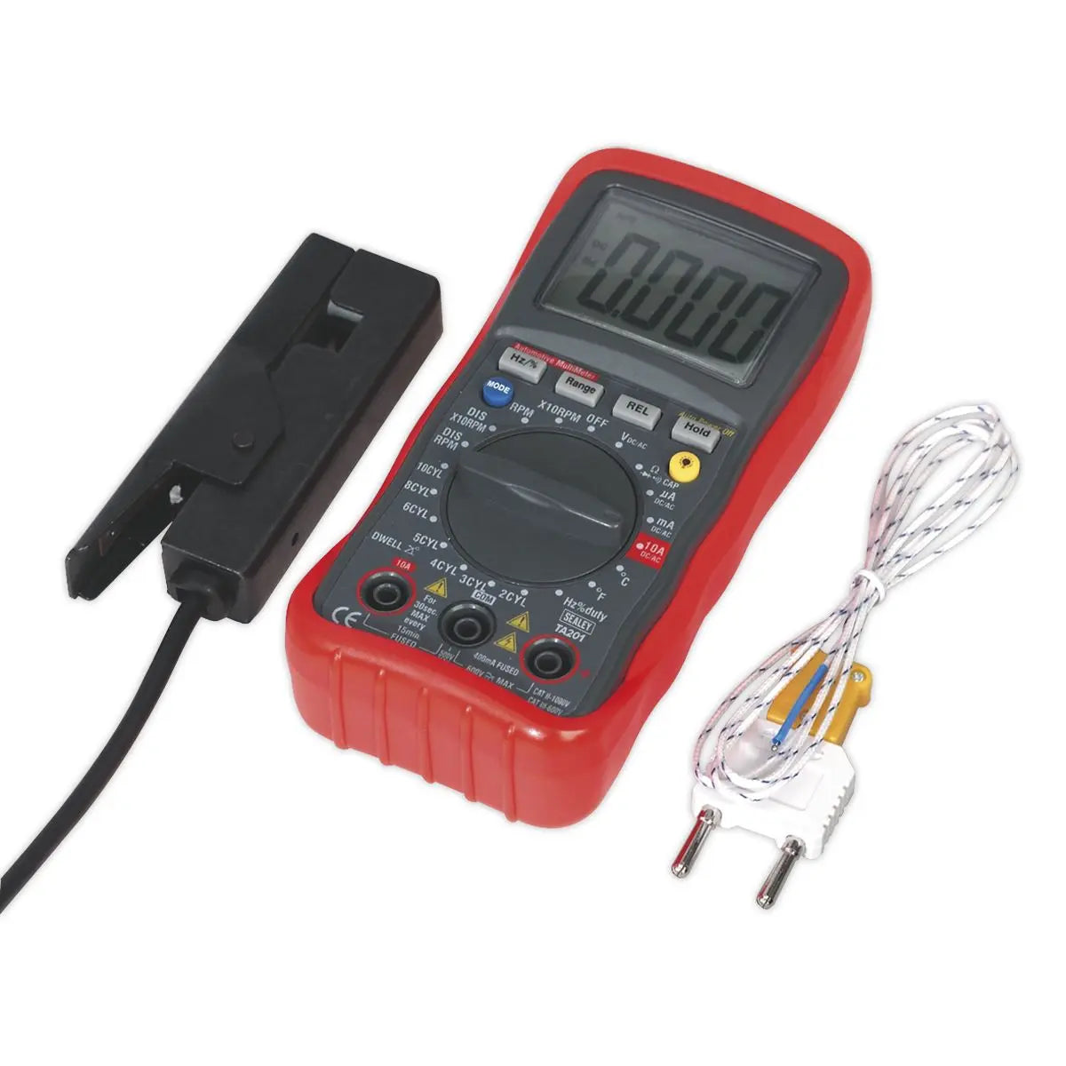 Sealey Digital Automotive Analyser 13-Function with Inductive Coupler 
