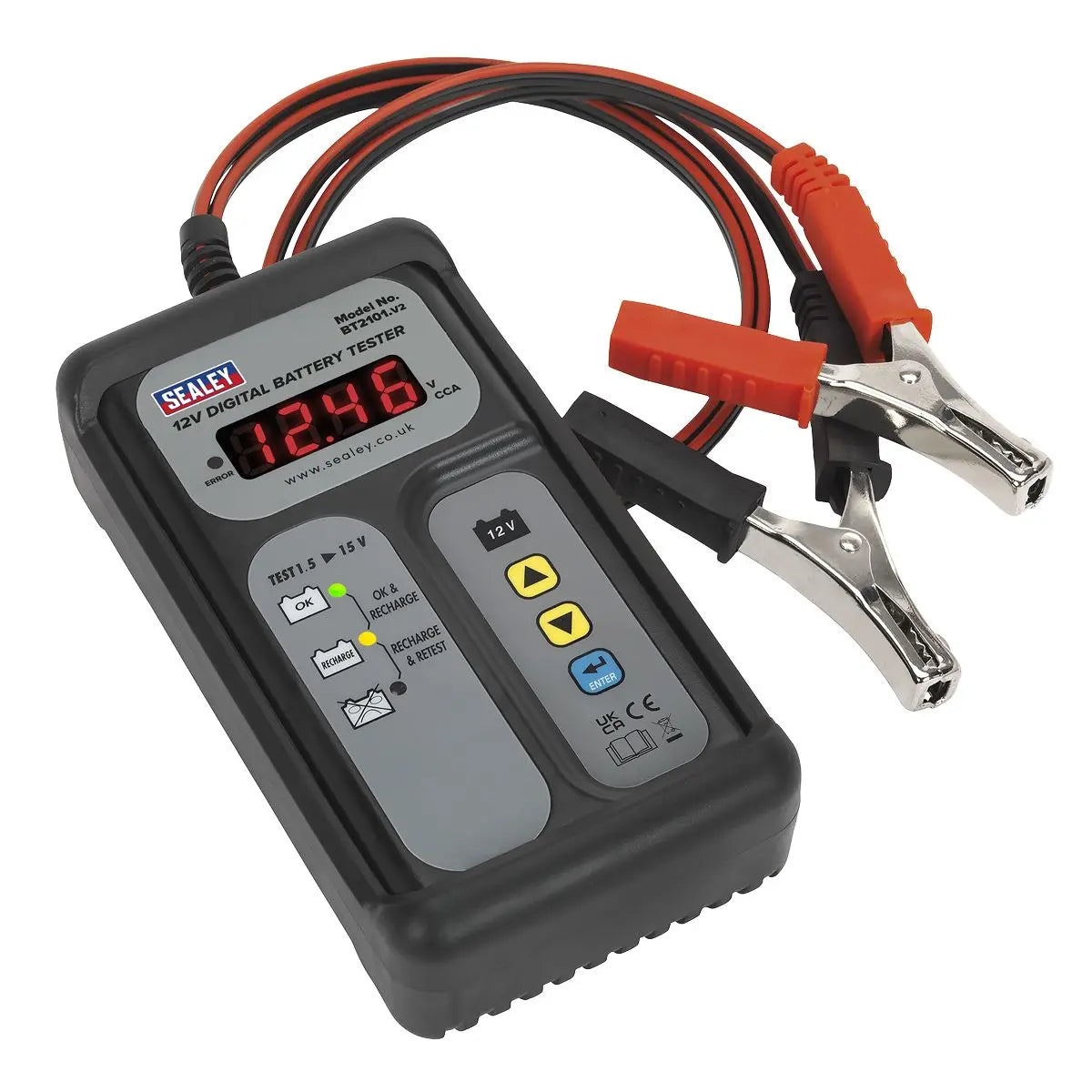 Sealey Digital Battery Tester 12V 