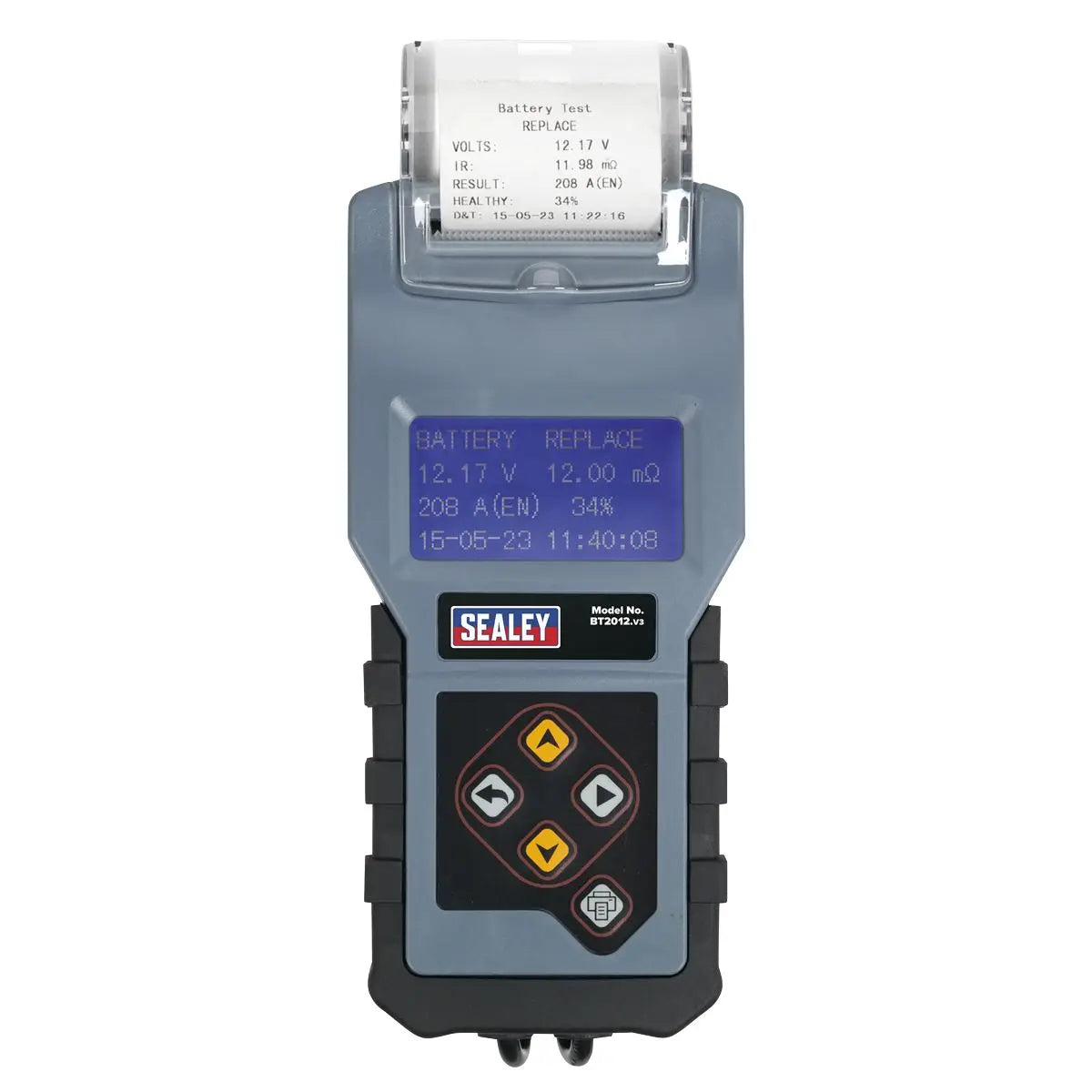 Sealey Digital Battery & Alternator Tester with Printer 12V 