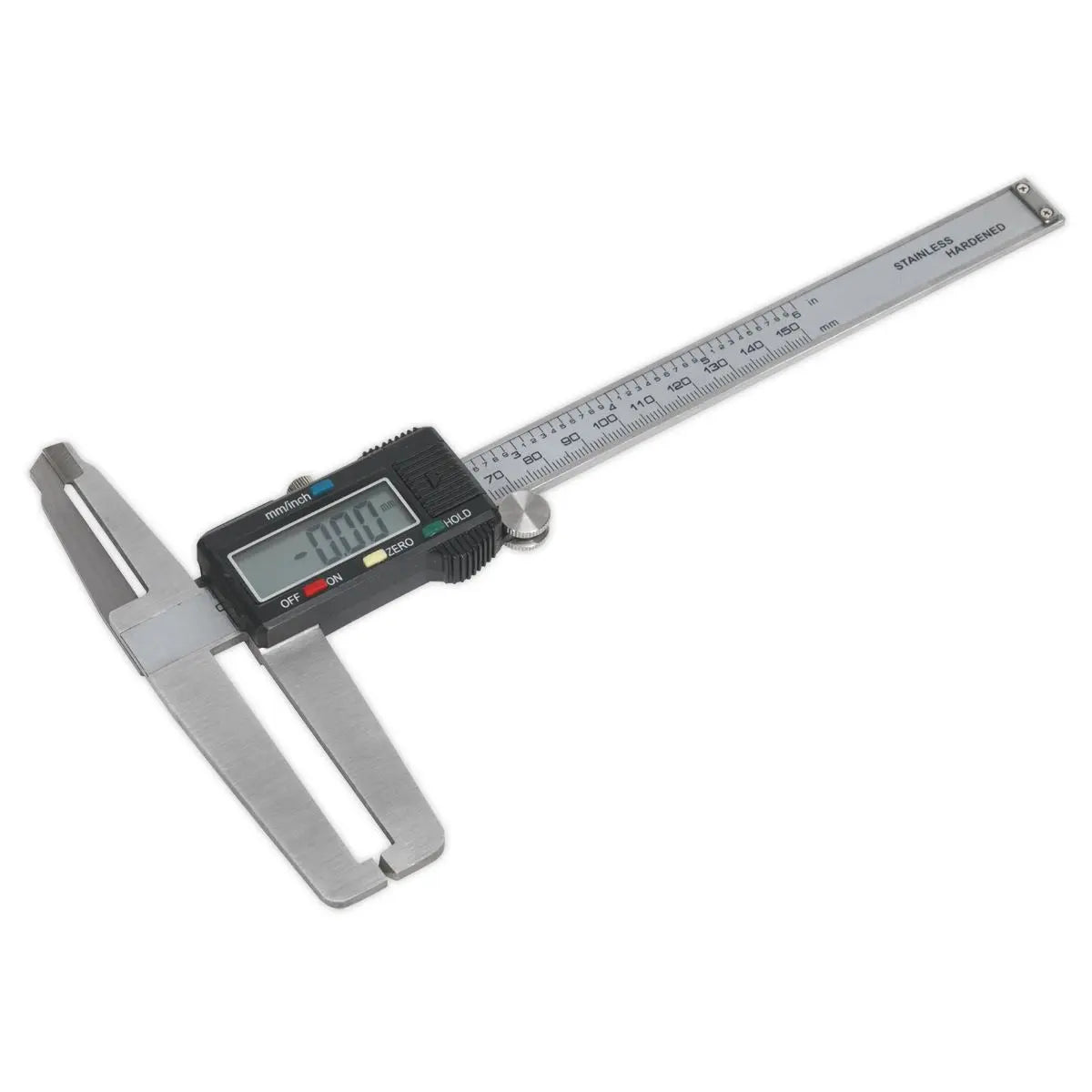Sealey Digital Brake Disc & Drum Caliper 150mm/6 