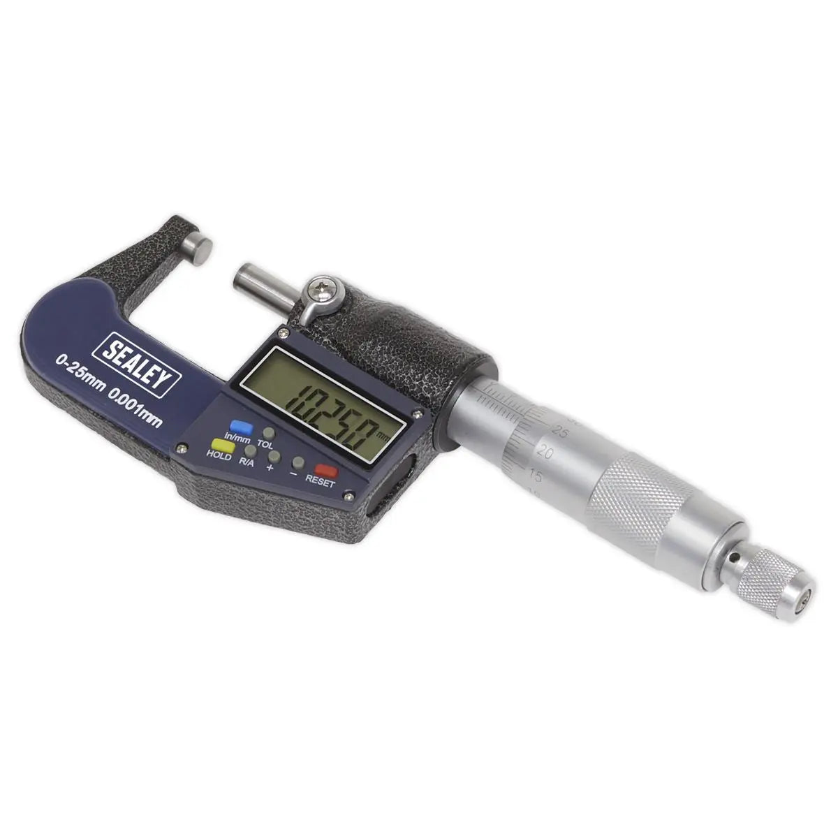 Sealey Digital External Micrometer 0-25mm(0-1") 