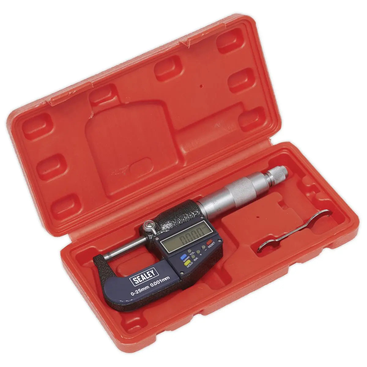Sealey Digital External Micrometer 0-25mm(0-1") 