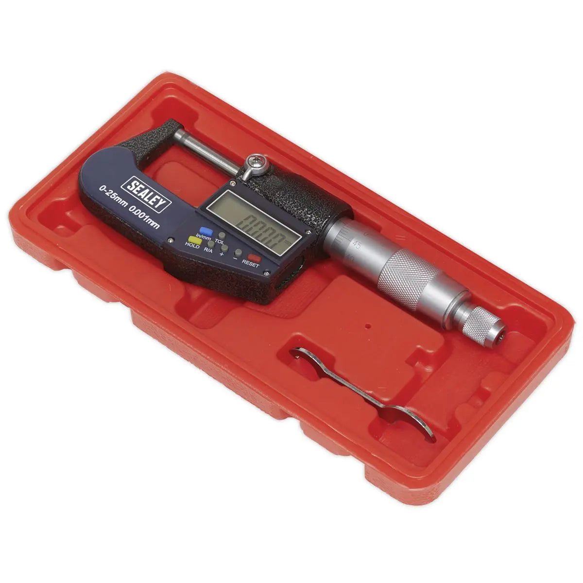 Sealey Digital External Micrometer 0-25mm(0-1") 