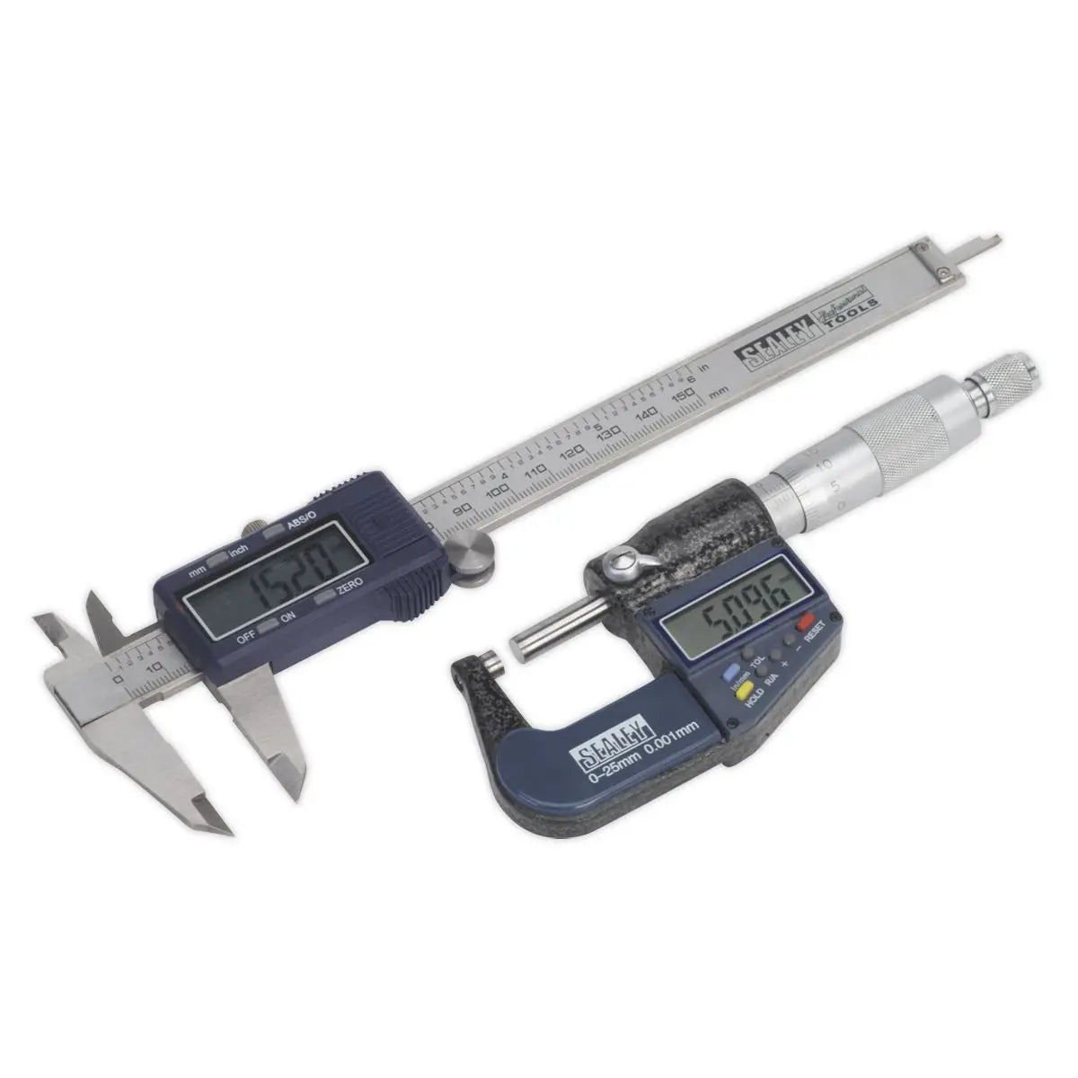 Sealey Digital Measuring Set 2pc 