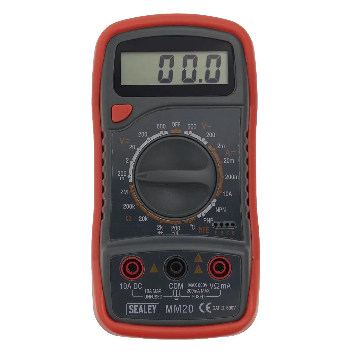 Sealey Digital Multimeter 8 Function with Thermocouple AC DC Current Electricians 