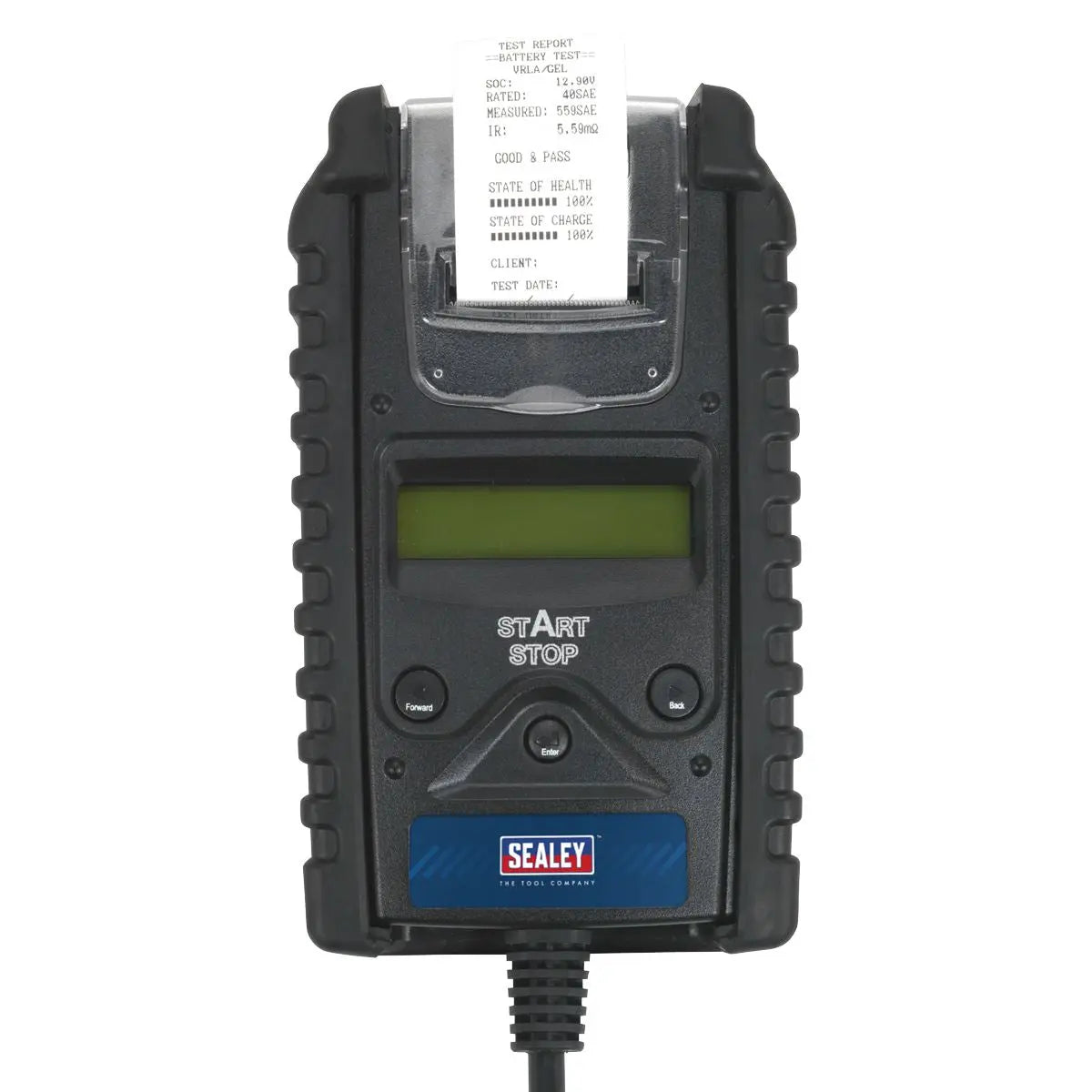 Sealey Digital Start/Stop Battery & Alternator Tester with Printer 6/12/24V 