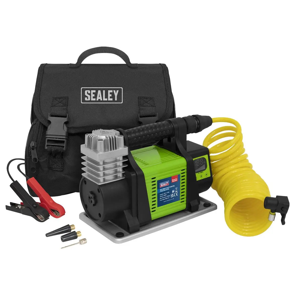 Sealey Digital Tyre Inflator 12V Heavy-Duty 