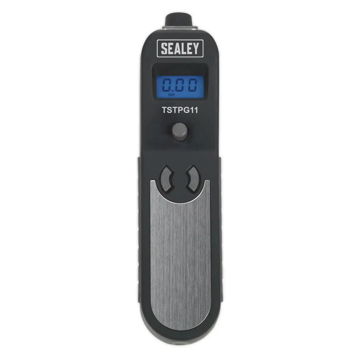 Sealey Digital Tyre Pressure and Tread Depth Gauge Work Light 0-20mm LED Display 