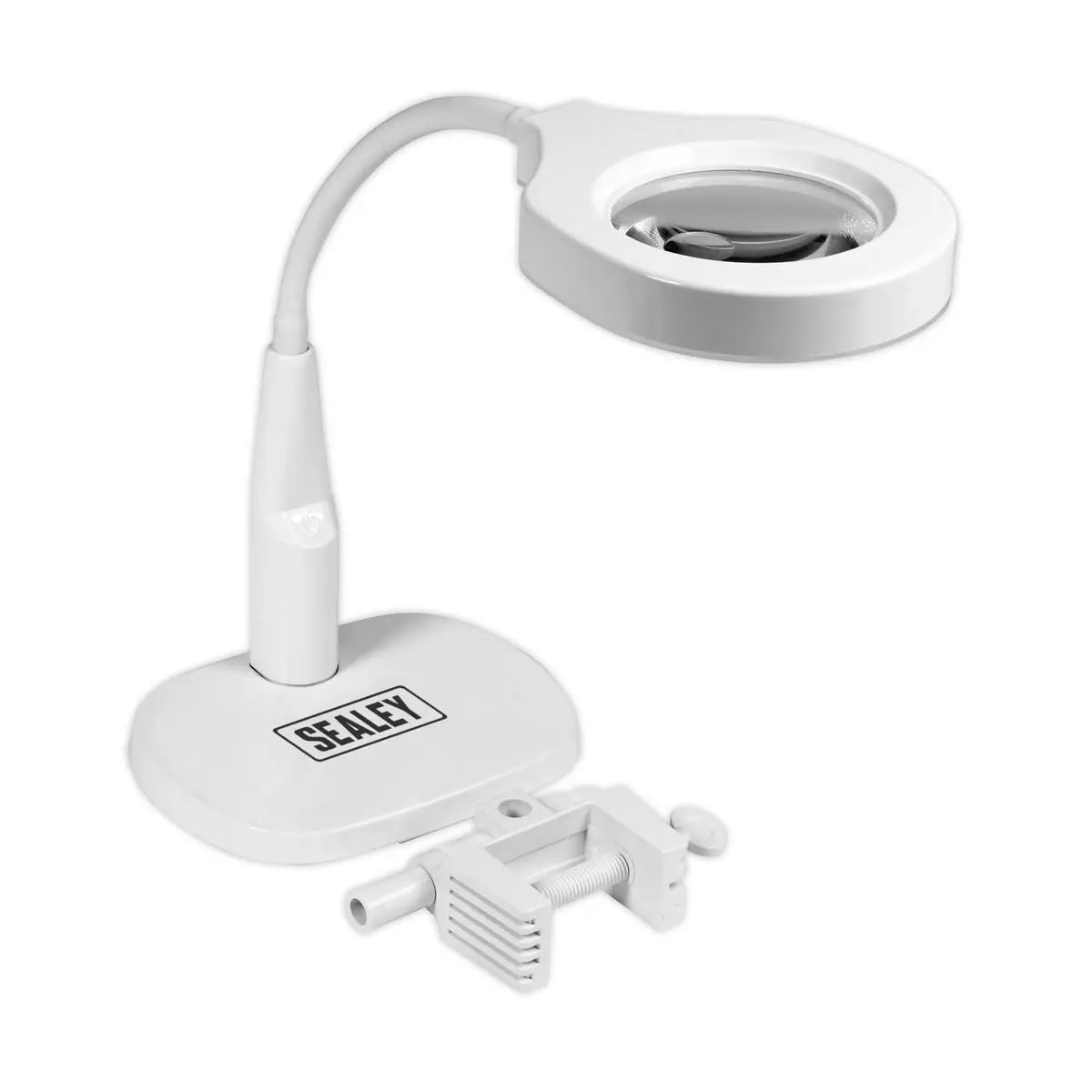 Sealey Dimmable Dual Mounting Magnifying Worklight 230V 45 SMD LED 
