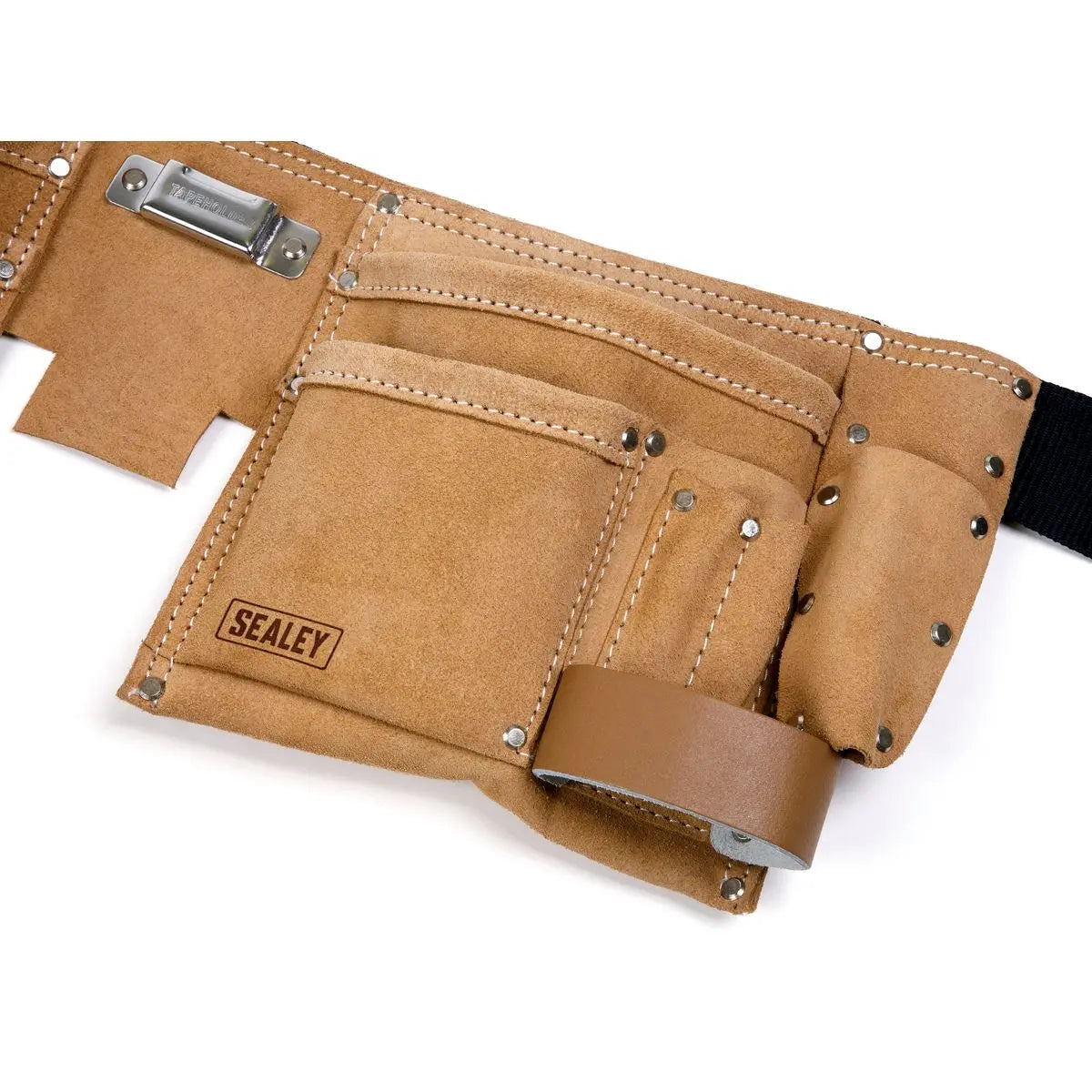 Sealey Double Pouch Leather Tool Belt 