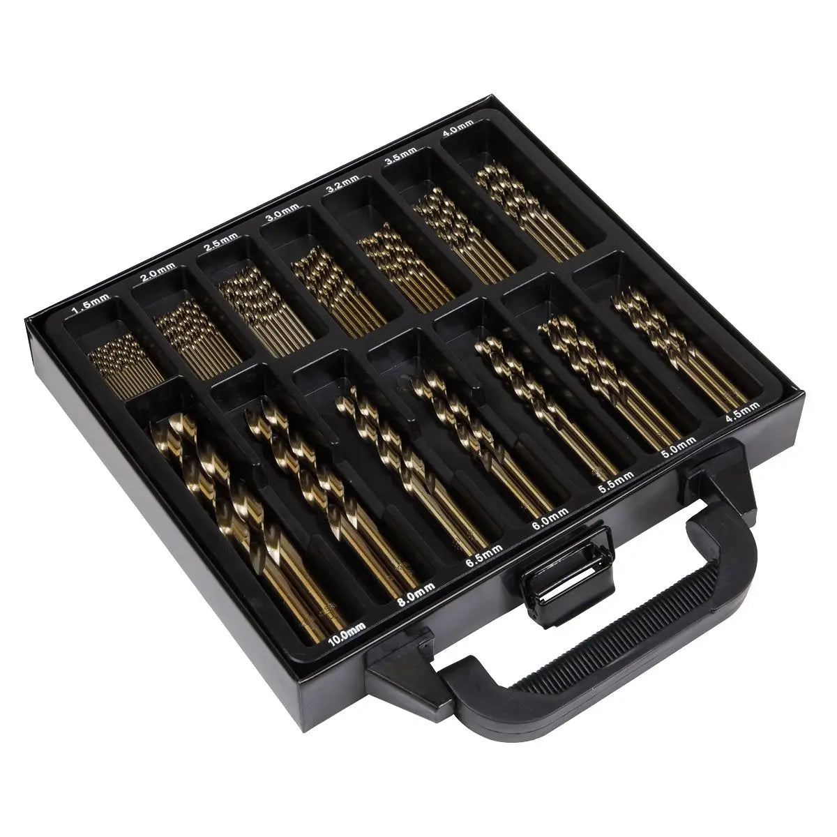 Sealey Drill Bit Set HSS Cobalt Fully Ground 99pc 