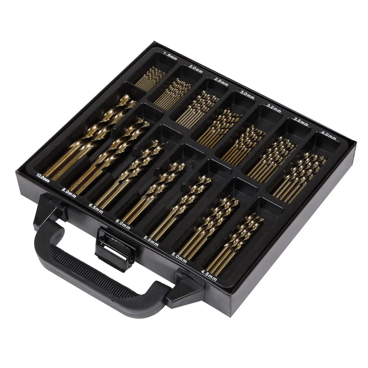 Sealey Drill Bit Set HSS Cobalt Fully Ground 99pc 
