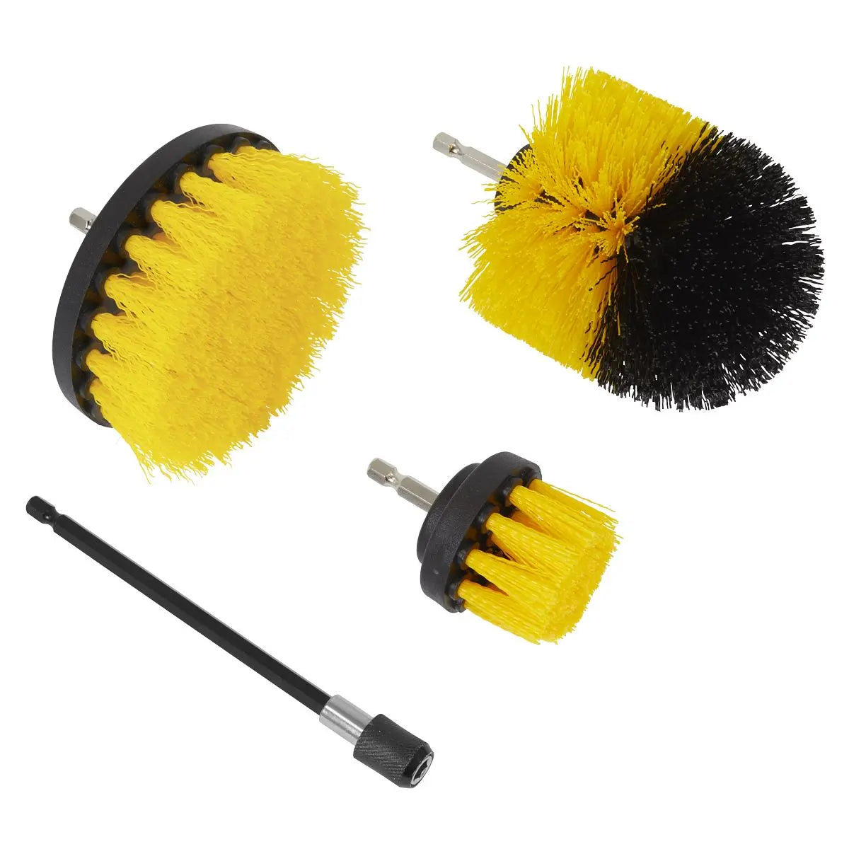 Sealey Drill Brush Set 4pc  White Rose Tools