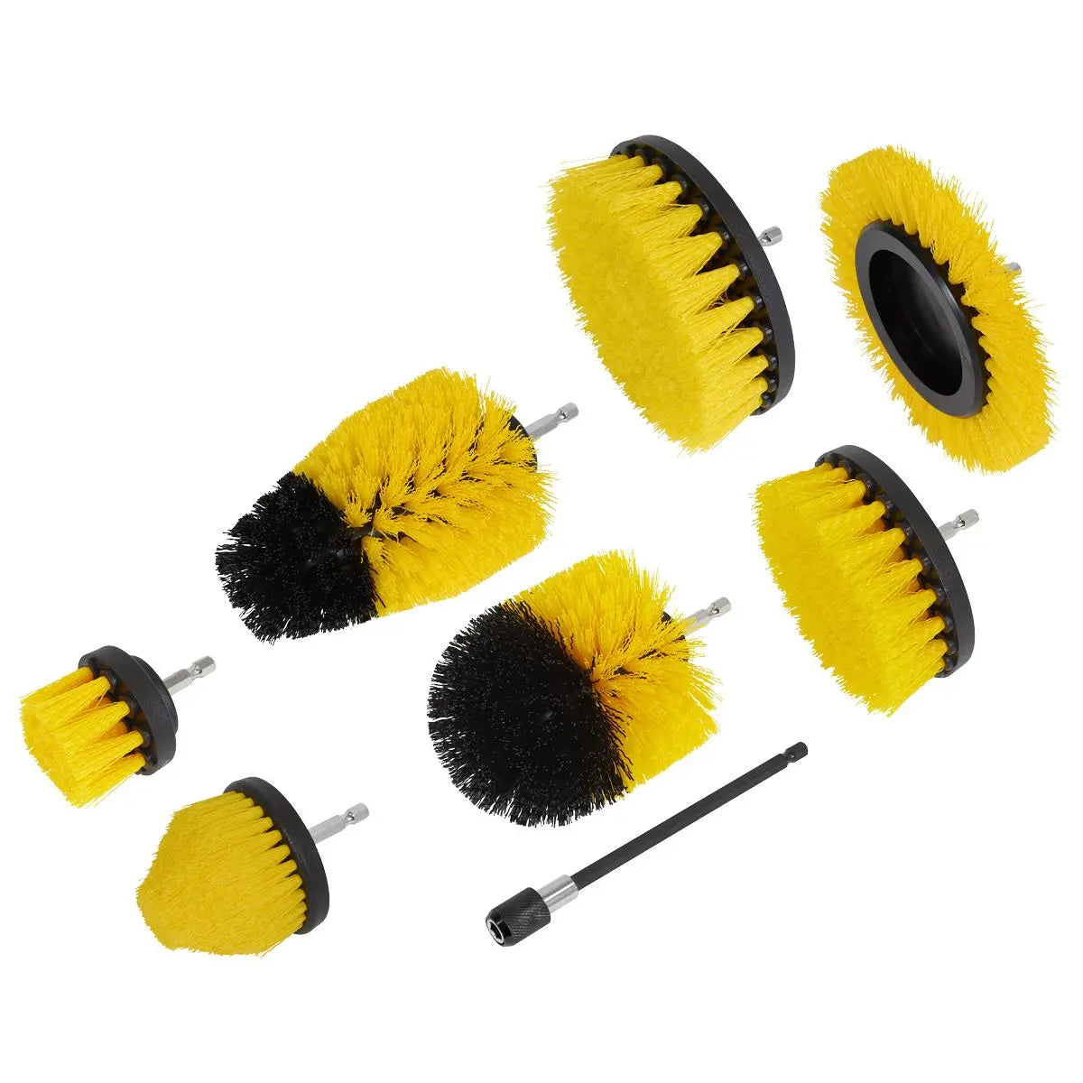 Sealey Drill Brush Set 8pc  White Rose Tools