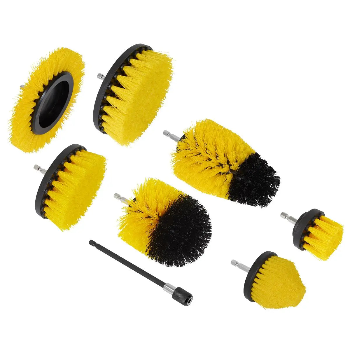 Sealey Drill Brush Set 8pc  White Rose Tools