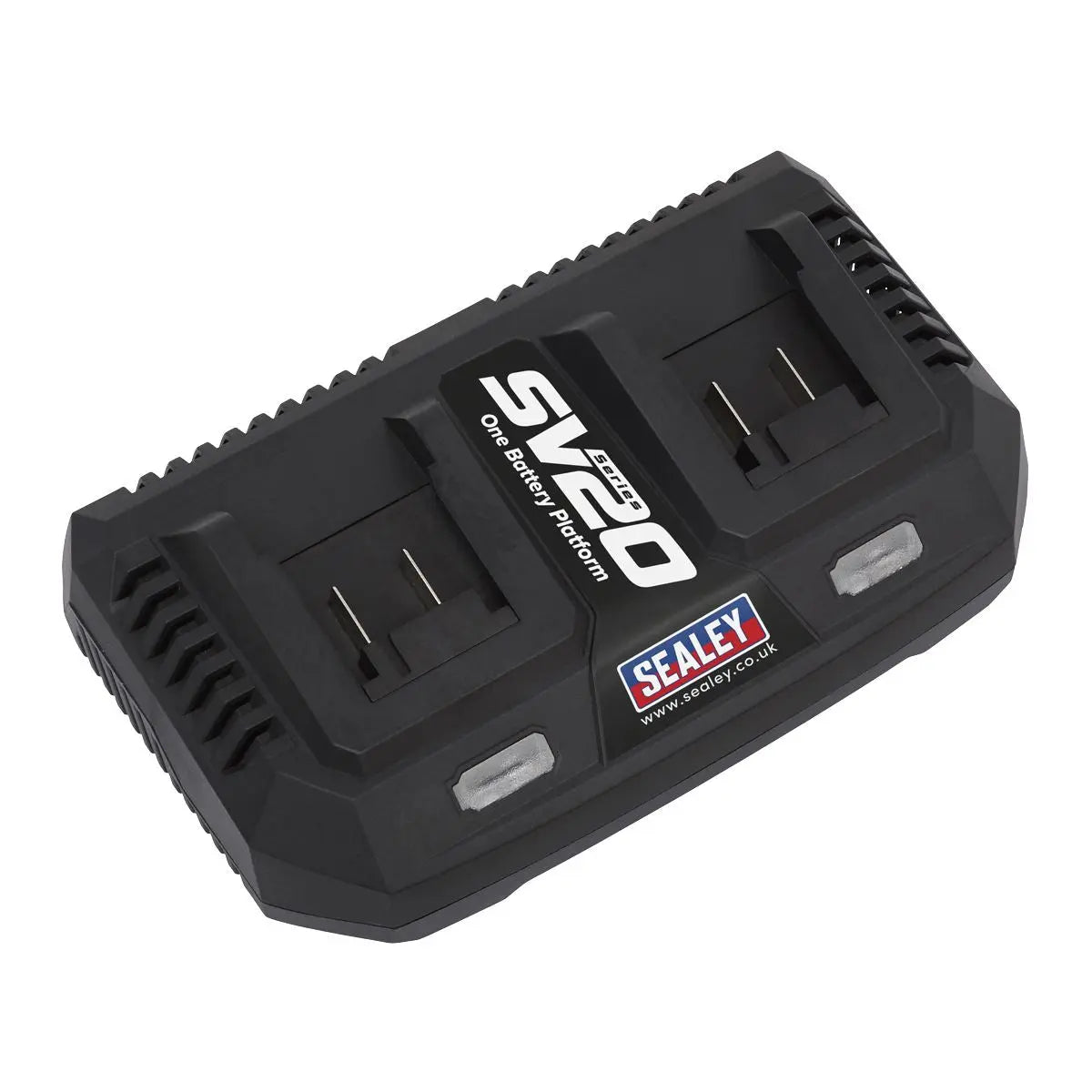 Sealey Dual Battery Charger 20V Lithium-ion for SV20 CP20V Series Cordless Power Tools 