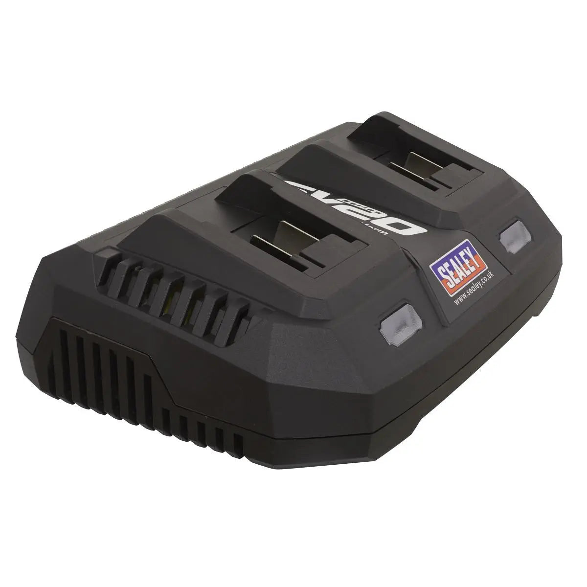 Sealey Dual Battery Charger 20V Lithium-ion for SV20 CP20V Series Cordless Power Tools 
