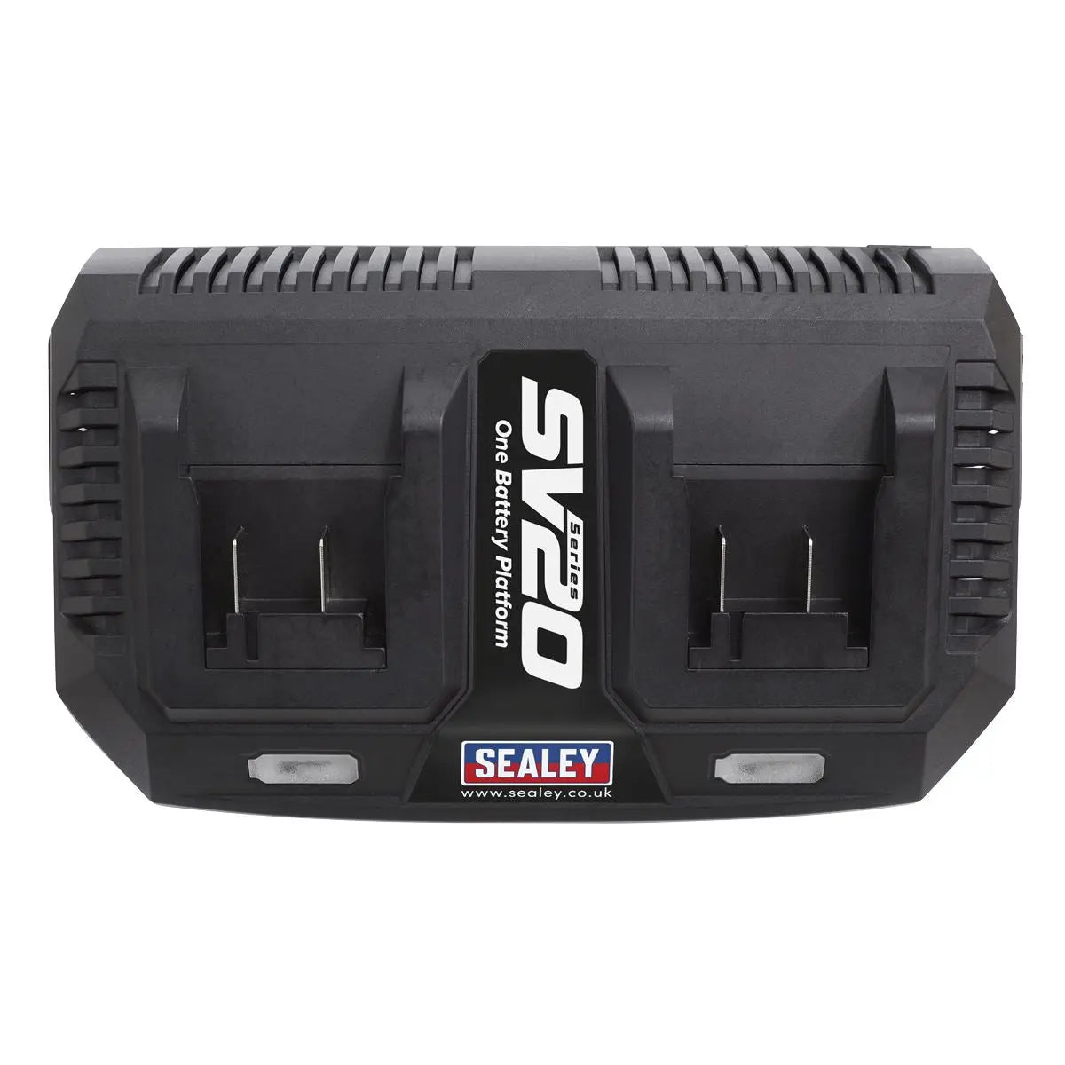 Sealey Dual Battery Charger 20V Lithium-ion for SV20 CP20V Series Cordless Power Tools 