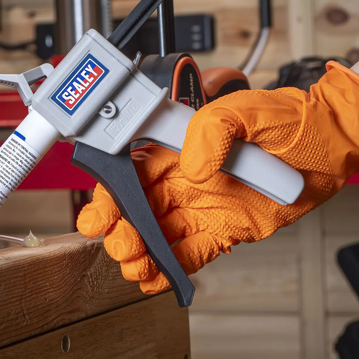 Sealey Dual Mix Applicator Gun  White Rose Tools