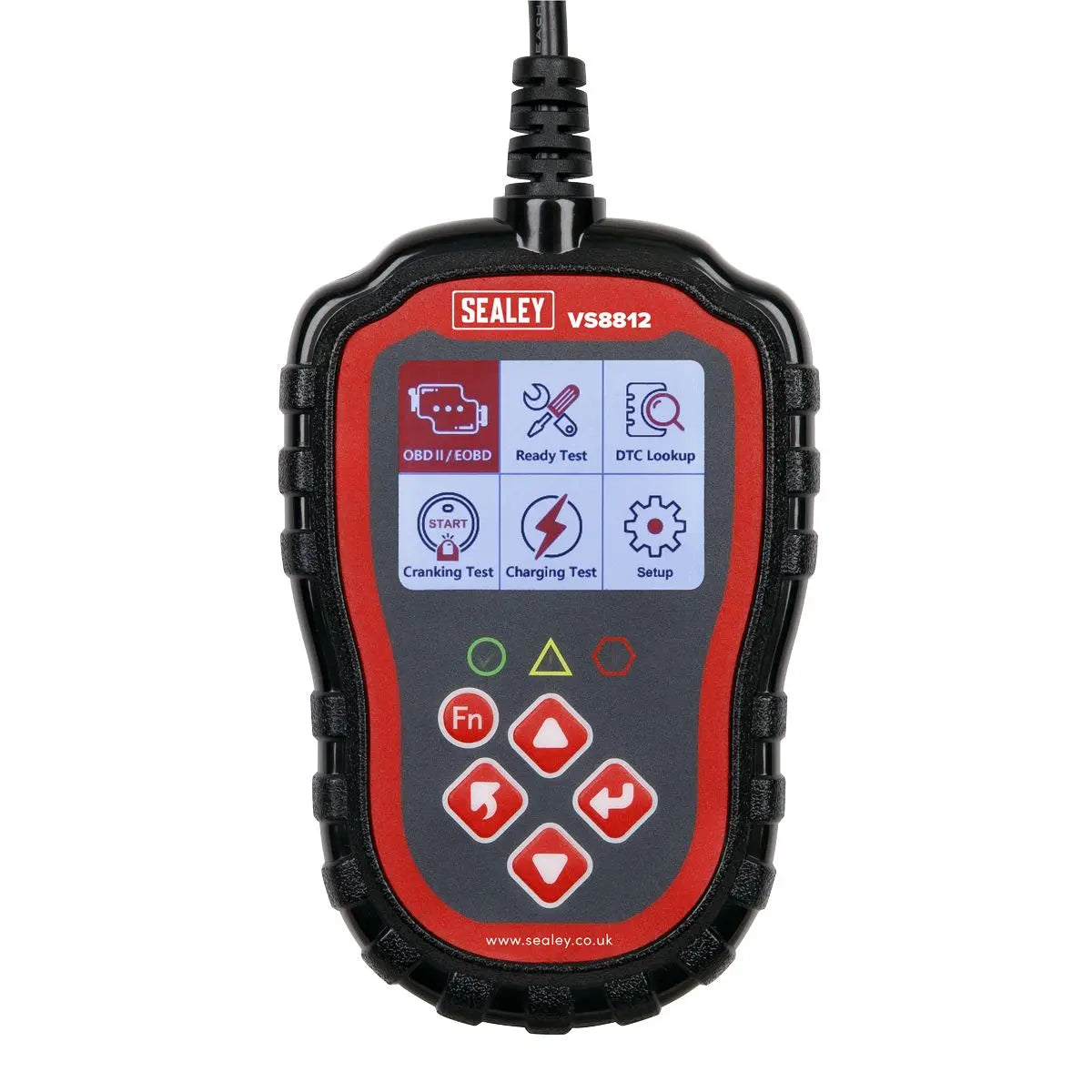 Sealey EOBD Code Reader Live Data with Colour Screen MIL Light Reset 