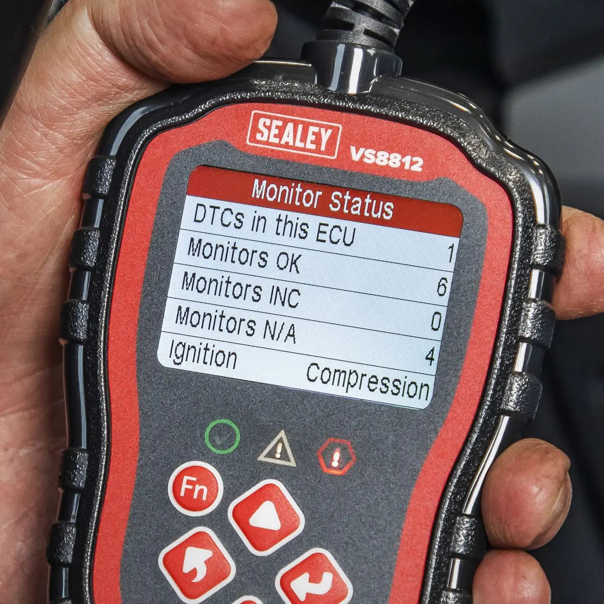 Sealey EOBD Code Reader Live Data with Colour Screen MIL Light Reset 