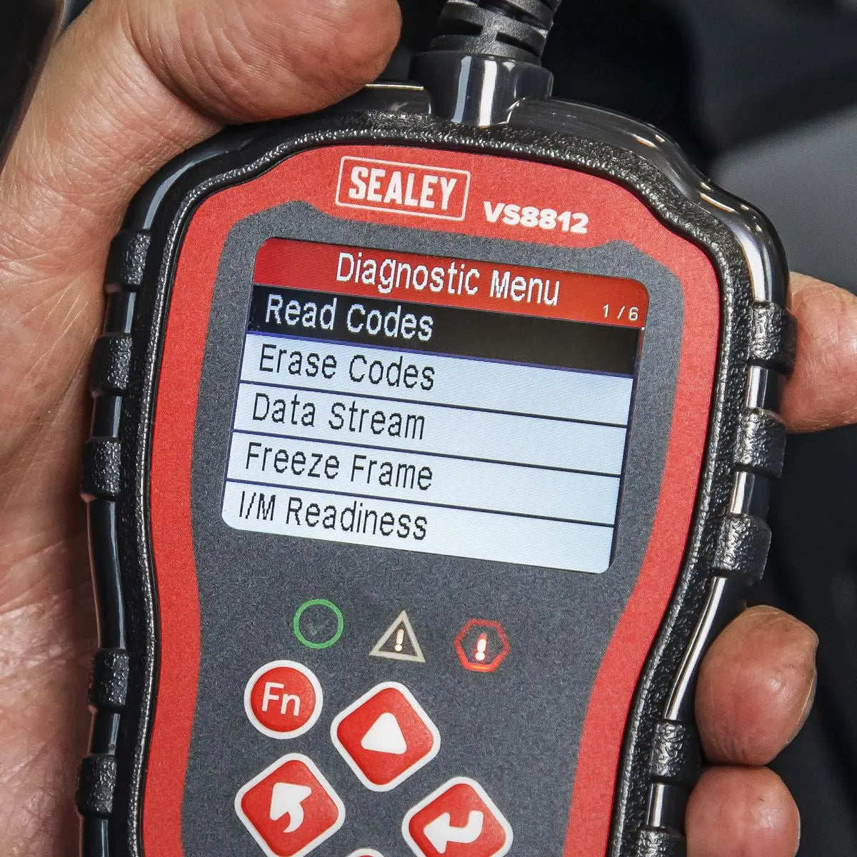 Sealey EOBD Code Reader Live Data with Colour Screen MIL Light Reset 