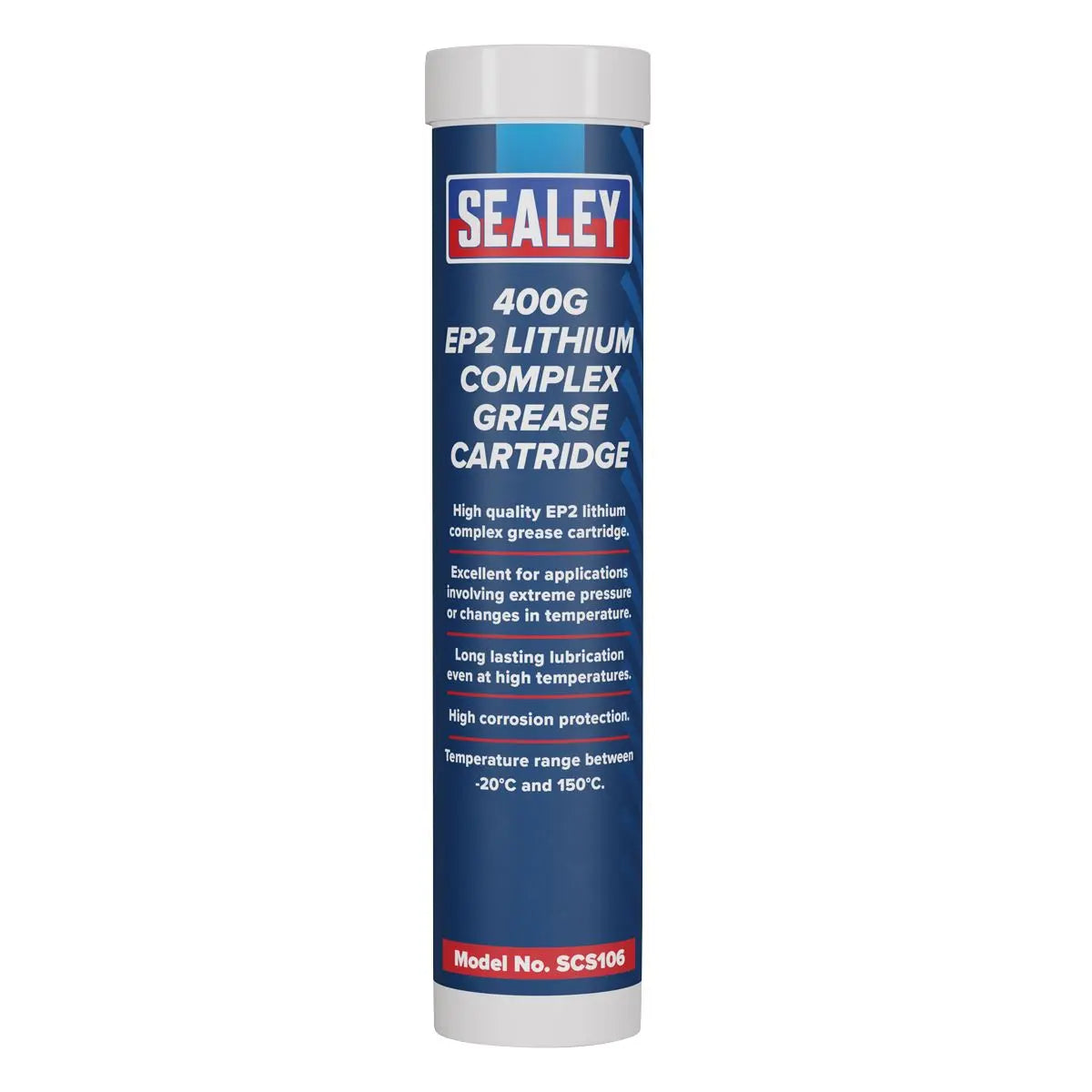 Sealey EP2 Lithium Complex Grease Cartridge 400g 