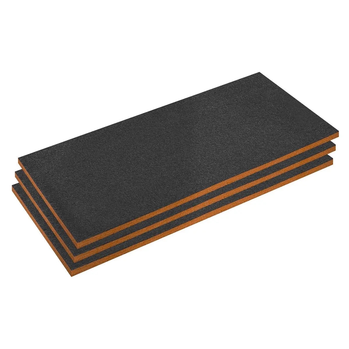 Sealey Easy Peel Shadow Foam® 1200 x 550 x 30mm, Orange/Black - Pack of 3  White Rose Tools