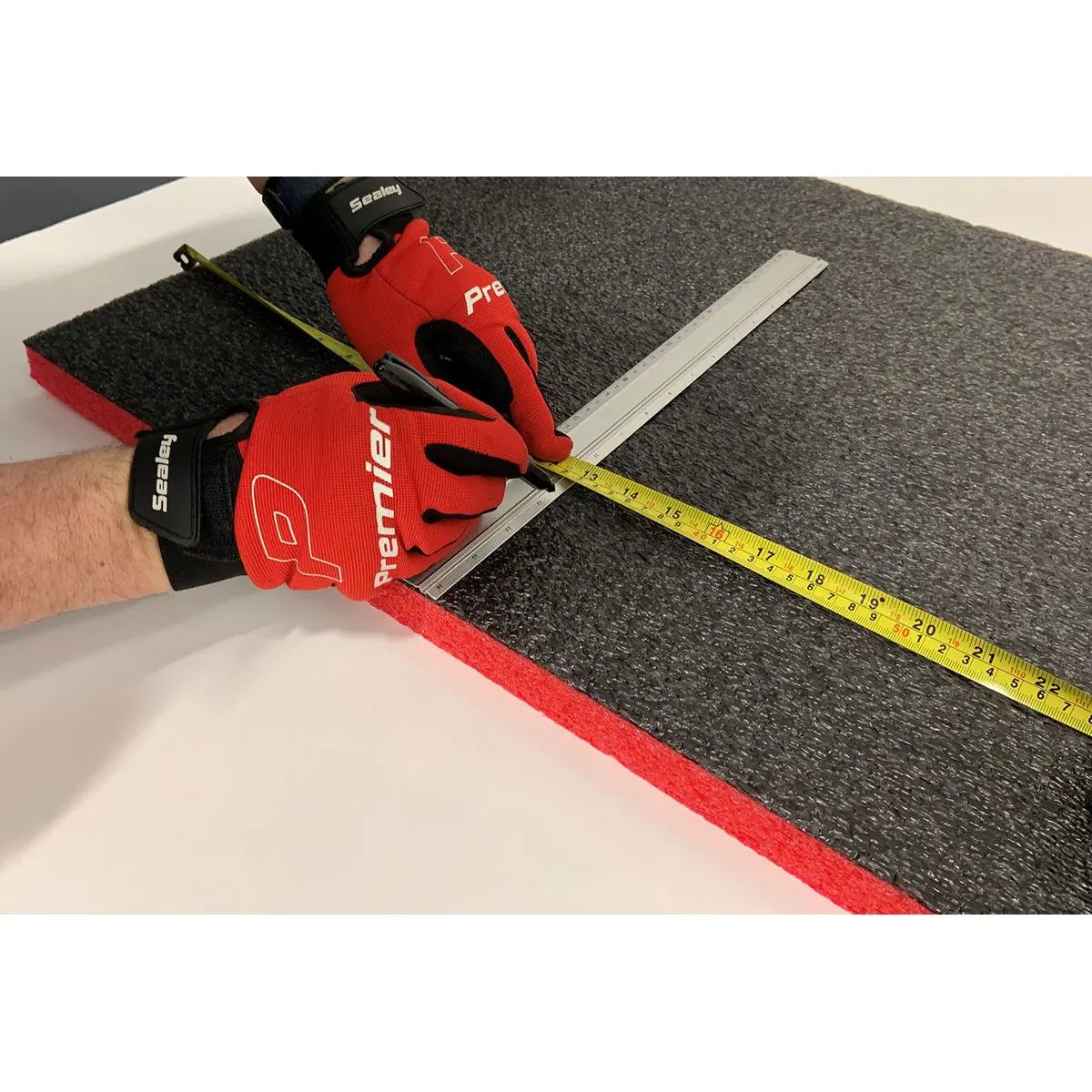 Sealey Easy Peel Shadow Foam® Red/Black 1200 x 550 x 50mm 