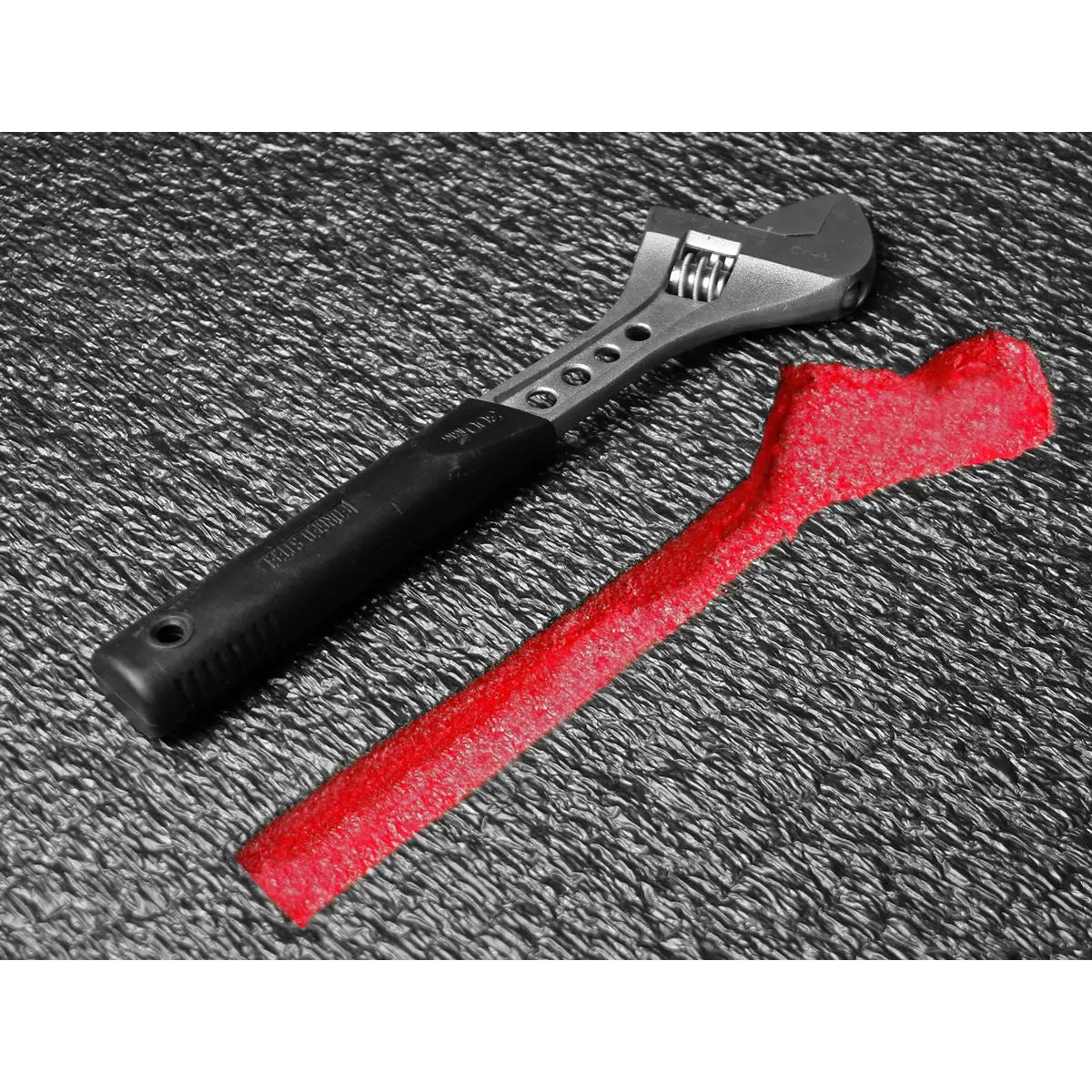 Sealey Easy Peel Shadow Foam® Red/Black 50mm - Pack of 3 
